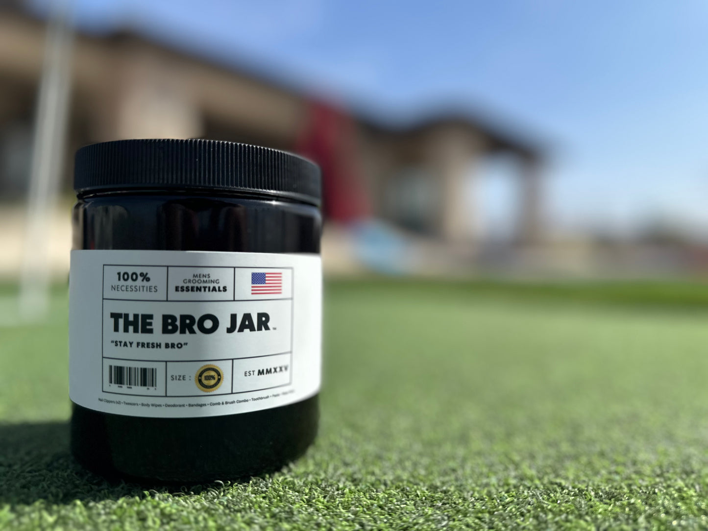 The Bro Jar™: 27-in-1 Men’s Emergency Grooming Kit | Stay Ready Anytime (Free Shipping)